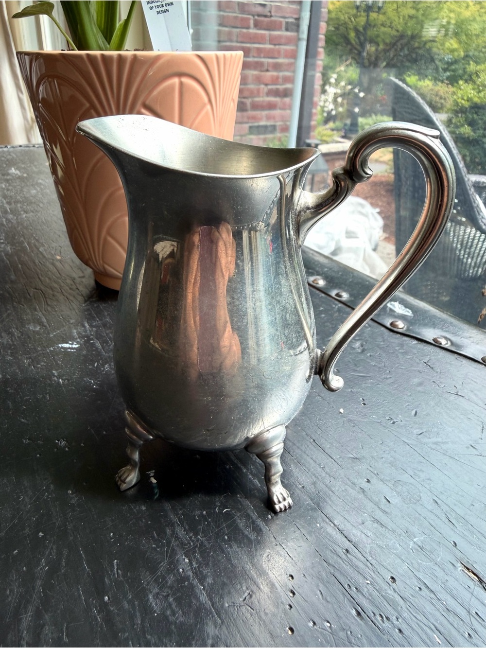 Vintage Footed Creamer